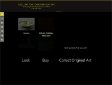 Tablet Screenshot of c2cgallery.com